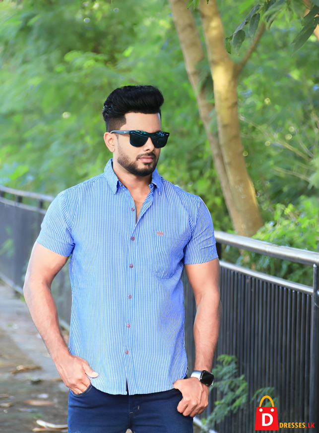 Short Sleeve Stripe Shirt