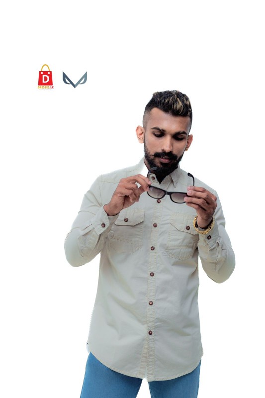 MENSTER Long Sleeve Twill Shirt